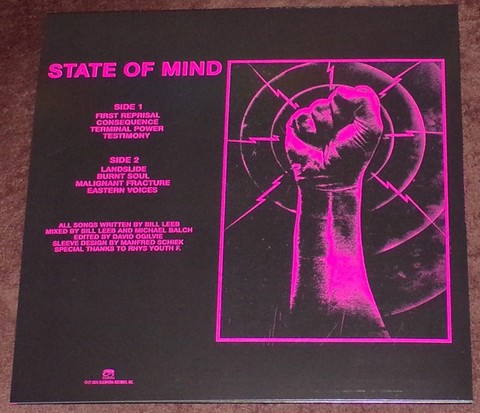 Frontline Assembly – State Of Mind (LP, Album, Limited Edition, Reissue, Pink Vinyl) - фото 2