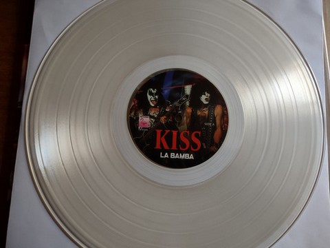 Kiss – La Bamba (Radio Broadcast Recording, 1989) (LP, Unofficial Release, Clear Vinyl) - фото 3