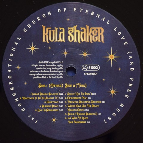 Kula Shaker – 1st Congregational Church Of Eternal Love (And Free Hugs) (2LP, Album, Stereo, Vinyl) - фото 5