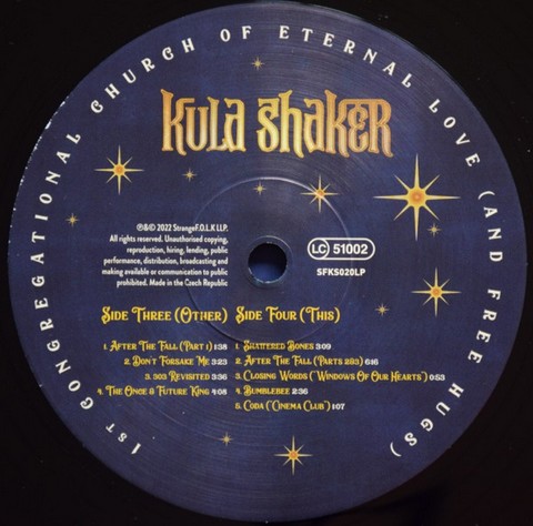 Kula Shaker – 1st Congregational Church Of Eternal Love (And Free Hugs) (2LP, Album, Stereo, Vinyl) - фото 7