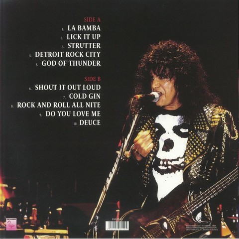 Kiss – La Bamba (Radio Broadcast Recording, 1989) (LP, Unofficial Release, Clear Vinyl) - фото 2