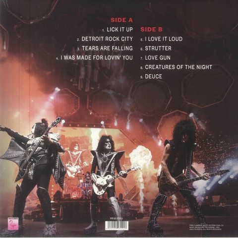 Kiss – Thunder Rock (Radio Broadcast Recording 1992) (LP, EP, Limited Edition, Unofficial Release, Red  Vinyl) - фото 3