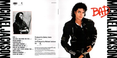 Michael Jackson – Bad (CD, Album, Reissue) - фото 4