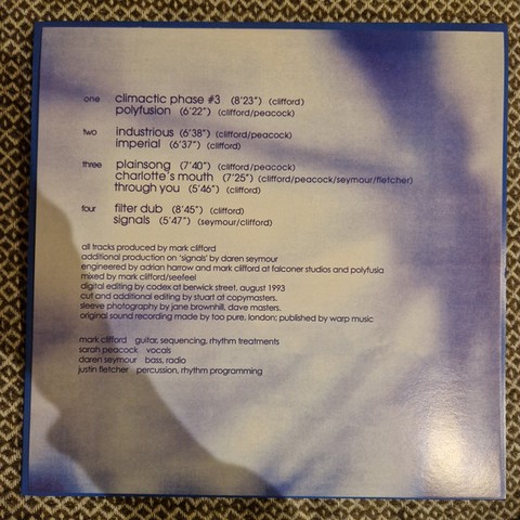 Seefeel – Quique (2LP, Album, Reissue) - фото 4