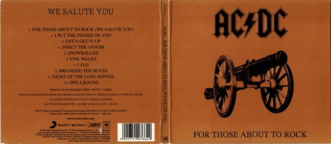 AC/DC – For Those About To Rock (We Salute You) (CD, Album, Enhanced, Reissue, Remastered, Stereo, Digipak) - фото 7