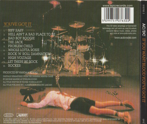 AC/DC – If You Want Blood Youve Got It (CD, Album, Enhanced, Reissue, Remastered, Stereo, Digipak, Sony DADC Pressing) - фото 2
