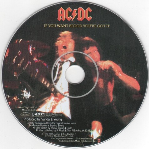 AC/DC – If You Want Blood Youve Got It (CD, Album, Enhanced, Reissue, Remastered, Stereo, Digipak, Sony DADC Pressing) - фото 3