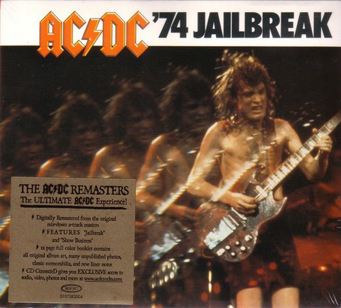 AC/DC – 74 Jailbreak (CD, Compilation, Reissue, Remastered, Digipak, Sony DADC Pressing) - фото 1