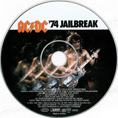 AC/DC – 74 Jailbreak (CD, Compilation, Reissue, Remastered, Digipak, Sony DADC Pressing) - фото 5