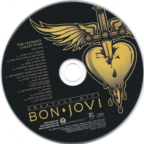 Bon Jovi – Greatest Hits (CD, Compilation) - фото 2