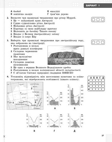 Географія. 7 клас. Поточне та підсумкове оцінювання за групами результатів - фото 9