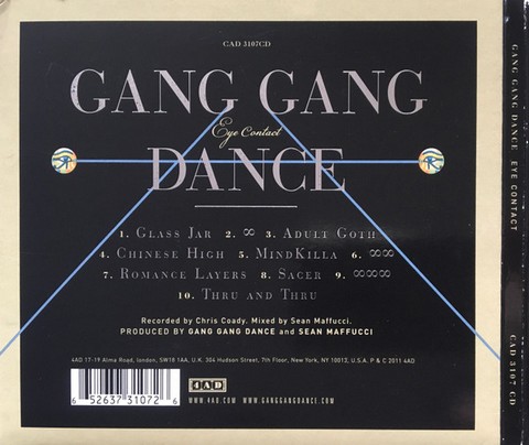 Gang Gang Dance – Eye Contact (CD, Album) - фото 2