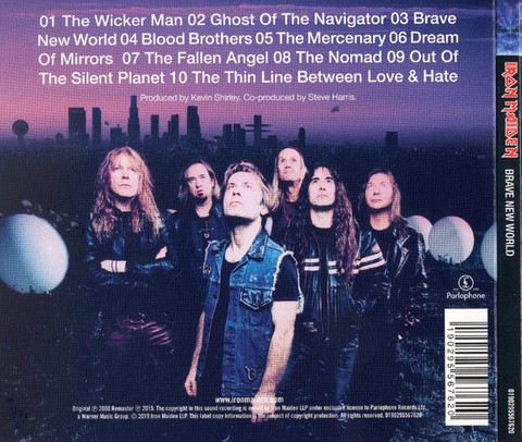 Iron Maiden – Brave New World (CD, Album, Reissue, Remastered, Digipak) - фото 3