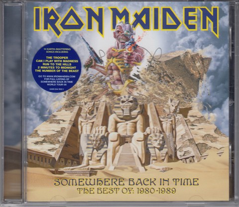 Iron Maiden – Somewhere Back In Time - The Best Of: 1980-1989 (CD, Compilation, Repress) - фото 2