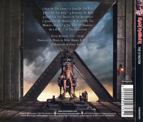 Iron Maiden – The X Factor (CD, Album, Reissue, Remastered, Digipak) - фото 3