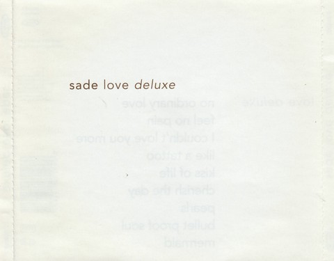 Sade – Love Deluxe (CD, Album, Reissue, Remastered, Stereo) - фото 2
