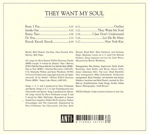 Spoon – They Want My Soul (CD, Album, Digipak) - фото 2