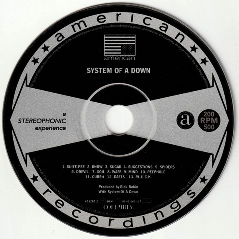 System Of A Down – System Of A Down (CD, Album) - фото 3