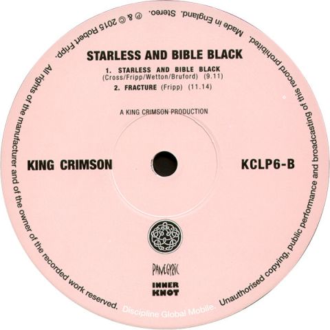 King Crimson – Starless And Bible Black (Vinyl, LP, Album, Reissue, 200 Gram, Gatefold) - фото 4