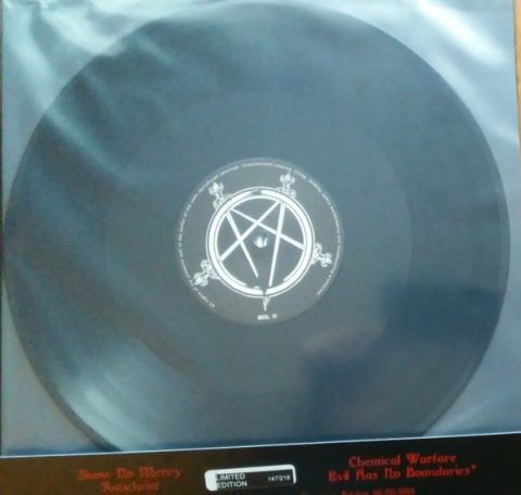 
Slayer – Captors of Sin (LP,  Single Sided, Single, Limited Edition, Picture Disc, Vinyl) - фото 3