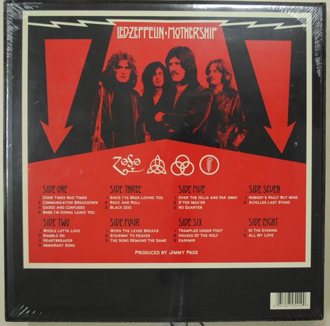 Led Zeppelin – Mothership (4LP, Box-set, Compilation, Reissue, Remastered, Stereo, 180 Gram) - фото 2