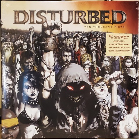Disturbed – Ten Thousand Fists (2LP, Album, Reissue, Yellow Flame Vinyl) - фото 1