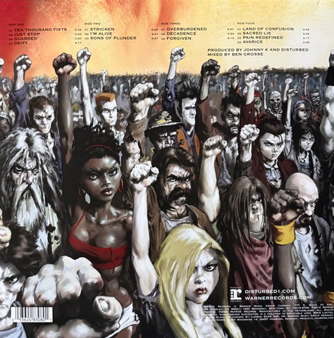 Disturbed – Ten Thousand Fists (2LP, Album, Reissue, Yellow Flame Vinyl) - фото 2