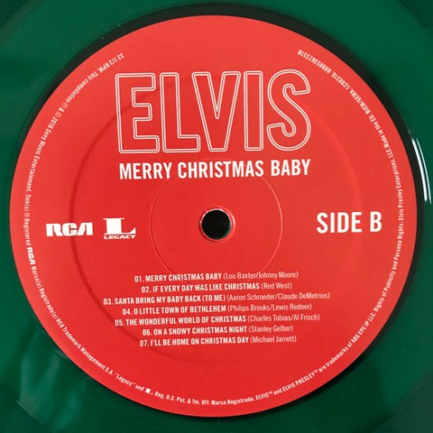 Elvis Presley – Merry Christmas Baby (LP, Compilation, Limited Edition, Green Vinyl) - фото 4