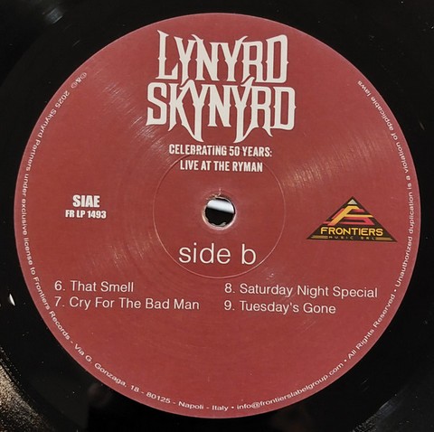Lynyrd Skynyrd – Celebrating 50 Years: Live At The Ryman (2LP, Album) - фото 4