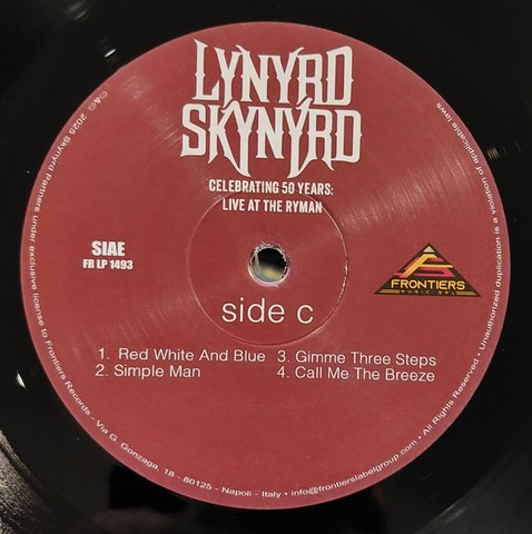 Lynyrd Skynyrd – Celebrating 50 Years: Live At The Ryman (2LP, Album) - фото 5