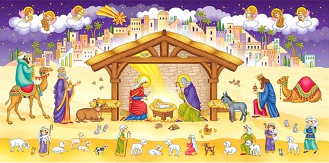 Різдвяна шопка. З наліпками + розмальовка - фото 2