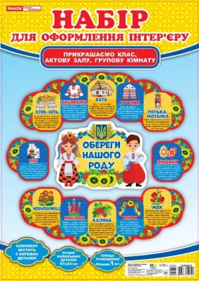 Набір для оформлення інтер'єру. Обереги нашого роду