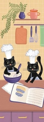 Закладка для книги «Котенята. Кухня» - Канцтовары