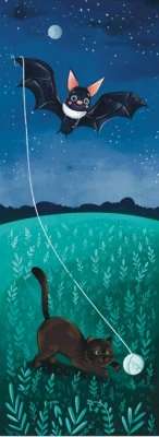 Закладка для книги «Кажан та Кошеня. Гра»