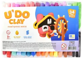 Набір для творчості "U'DO Clay". 34 штуки