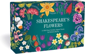 Shakespeares Flowers.  A 1000-Piece Circular Jigsaw Puzzle