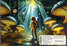 Альбом для малювання BTN-020-0001 20 аркушів 120гм ЕКО-картон, ЛАК, мет.пружина