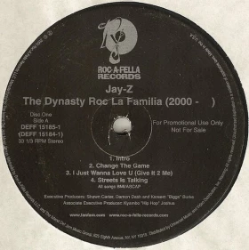 Jay-Z – The Dynasty Roc La Familia (LP2, Album, Promo, Clean, Vinyl)