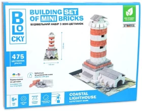 Береговий маяк. Будівельний набір для творчості з міні-цеглинок BLOCKY