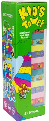 Гра Strateg Kid's Tower дженга українською мовою