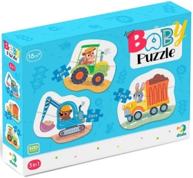 Пазл 3 в 1 "Транспорт"