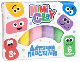 Набір для творчості. Mimi clay. 6 кольорів (великий)
