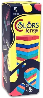 Colors Jenga. Настільна гра