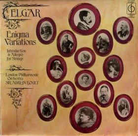 Elgar / The London Philharmonic Orchestra / Sir Adrian Boult – Enigma Variations / Introduction & Allegro For Strings (Vinyl)
