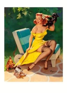 GIL ELVGREN. Hold Everything (Making Friends; Puppy Love)
