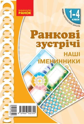 Плакат. Ранкові зустрічі. Наші іменники. 1-4 класи. Наочність нового покоління
