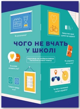 Чого не вчать у школі. Відповіді на найважливіші питання в інфографіці