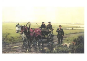 Мисливська сцена, 1884