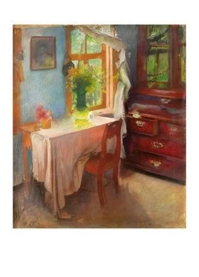 Інтер'єр з букетом