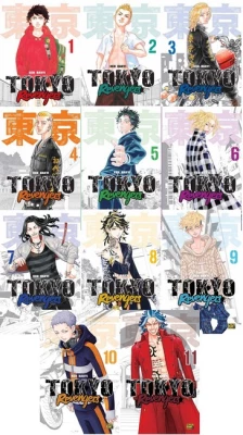 Tokyo Revengers (Токійські месники). Комплект з одинадцяти томів